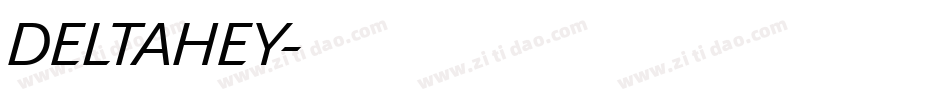 DELTAHEY字体转换