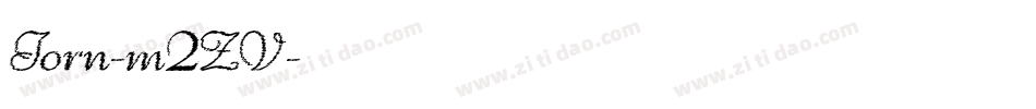Torn-m2ZV字体转换