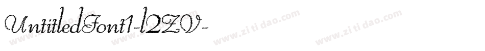 UntitledFont1-l2ZV字体转换