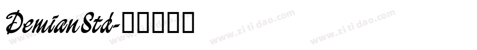 DemianStd字体转换