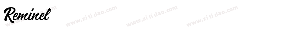 Reminel字体转换