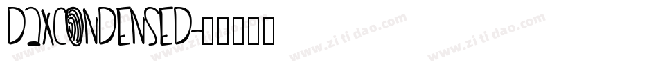 DaxCondensed字体转换