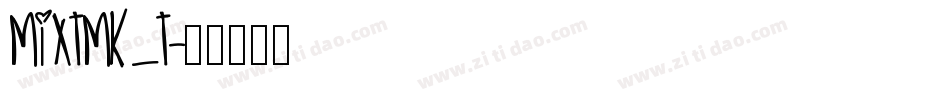MIXTMK_T字体转换