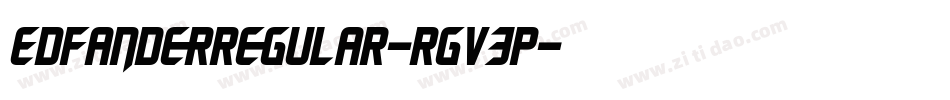 EdfanderRegular-rgv3p字体转换