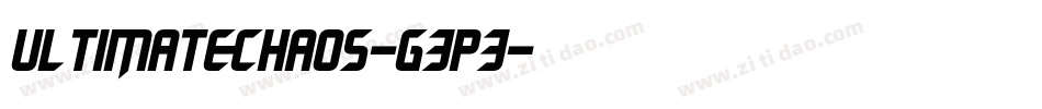 UltimateChaos-g3P3字体转换