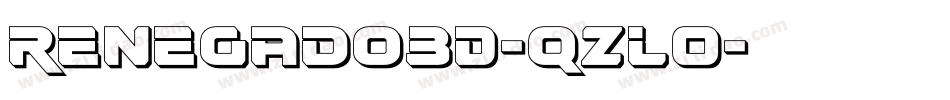 Renegado3D-qzL0字体转换