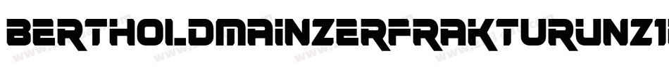 BertholdMainzerFrakturUnz1a-8RXn字体转换