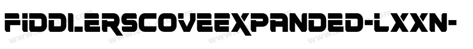 FiddlersCoveExpanded-LXXn字体转换