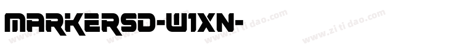 MarkerSd-w1Xn字体转换