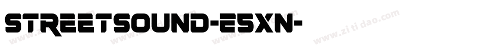 StreetSound-E5Xn字体转换 StreetSound-E5Xn字体转换