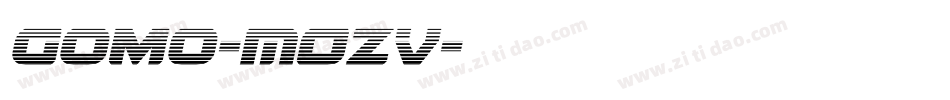 Gomo-MOZv字体转换