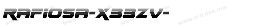 Rafiosa-x33zV字体转换 Rafiosa-x33zV字体转换