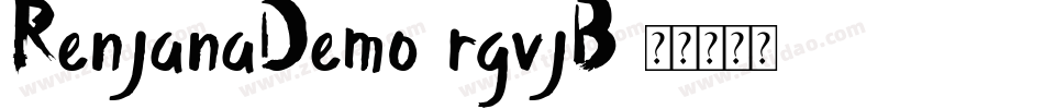 RenjanaDemo-rgvjB字体转换