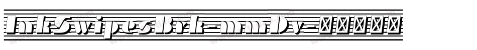 InkSwipesBrk-mmDv字体转换