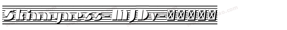 Skinnyness-MJDv字体转换