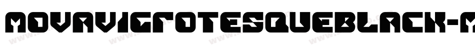 MovaviGrotesqueBlack-M33e字体转换