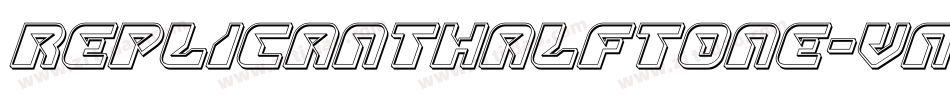 ReplicantHalftone-vm33L字体转换