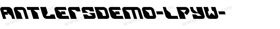 AntlersDemo-LPYW字体转换