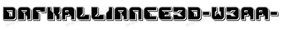 DarkAlliance3D-W3AA字体转换