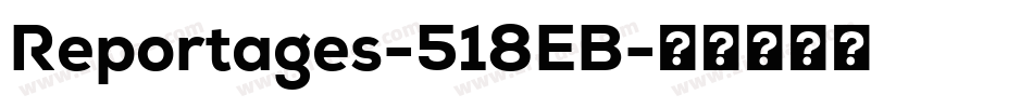 Reportages-518EB字体转换