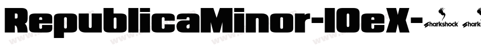 RepublicaMinor-lOeX字体转换