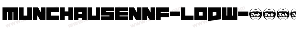 MunchausenNf-LOdW字体转换