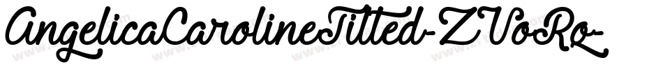 AngelicaCarolineTilted-ZVoRq字体转换