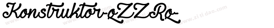 Konstruktor-qZZRq字体转换 Konstruktor-qZZRq字体转换