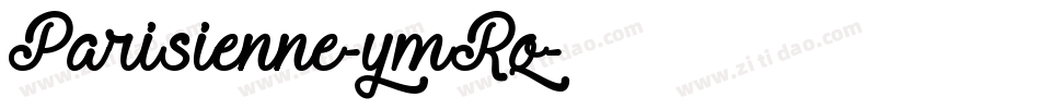 Parisienne-ymRq字体转换