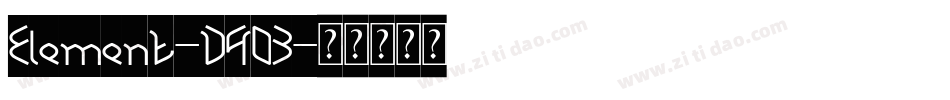 Element-D4O3字体转换