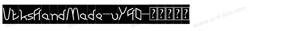 VtksHandMade-vY4O字体转换