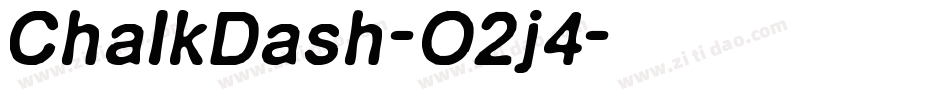 ChalkDash-O2j4字体转换
