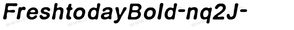 FreshtodayBold-nq2J字体转换