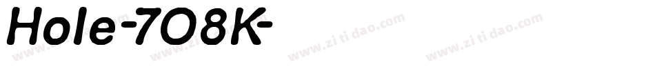 Hole-7O8K字体转换