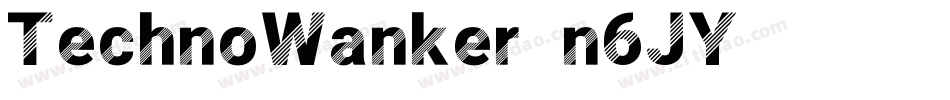 TechnoWanker-n6JY字体转换