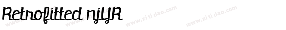 Retrofitted-njYR字体转换