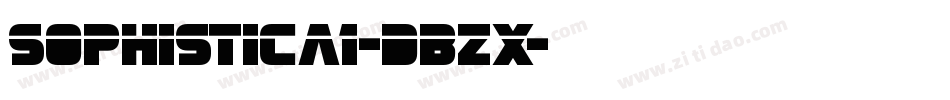 Sophistica1-dBzX字体转换