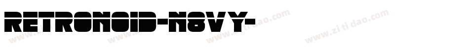 Retronoid-n8vY字体转换