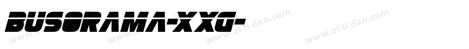Busorama-XXg字体转换 Busorama-XXg字体转换