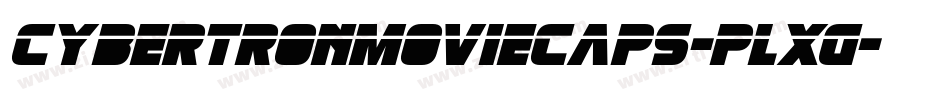 CybertronMoviecaps-PLXg字体转换