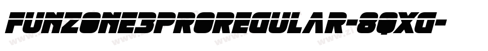 Funzone3ProRegular-8qXg字体转换