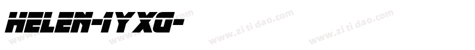 Helen-1YXg字体转换