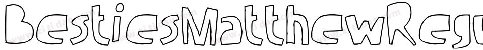 BestiesMatthewRegular-PK3Zd字体转换
