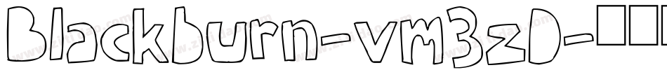 Blackburn-vm3zD字体转换
