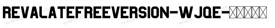 RevalateFreeversion-WjqE字体转换