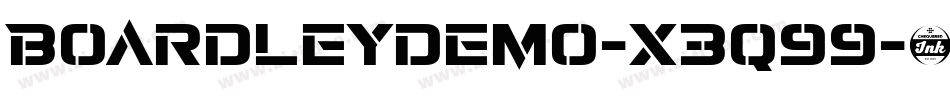 Boardleydemo-X3q99字体转换