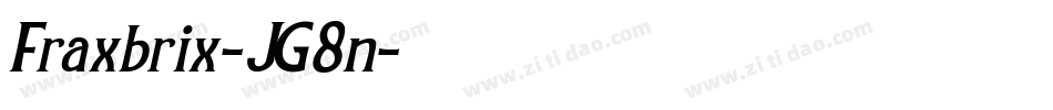 Fraxbrix-JG8n字体转换