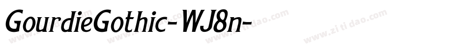 GourdieGothic-WJ8n字体转换