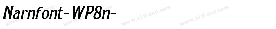 Narnfont-WP8n字体转换