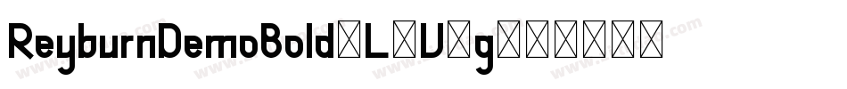 ReyburnDemoBold-L3V5g字体转换